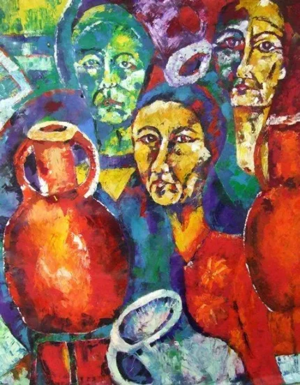 דמויות וכדים – נורית צדרבוים